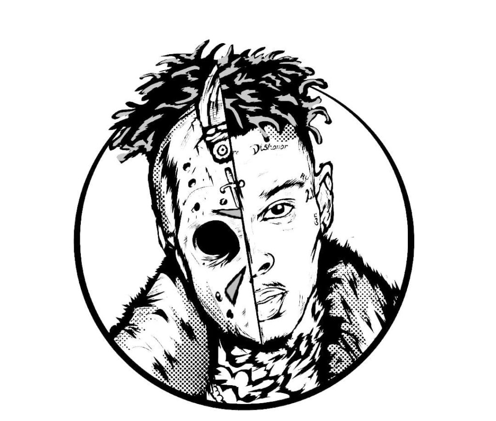 21 Savage coloring pages