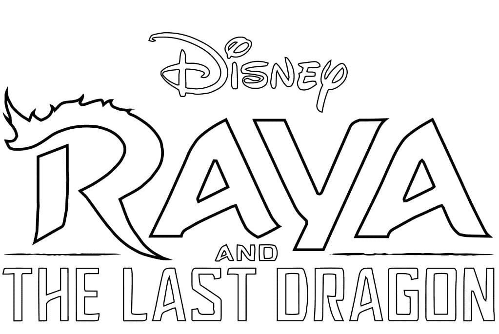 Ausmalbilder Raya und die letzten Drachen