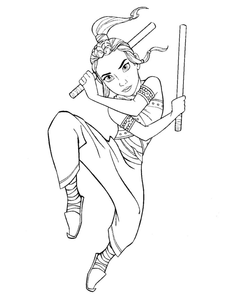 Raya and the Last Dragon coloring pages   20 Free coloring pages