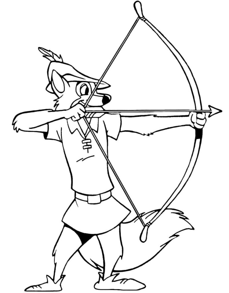 Disegni da colorare di Robin Hood