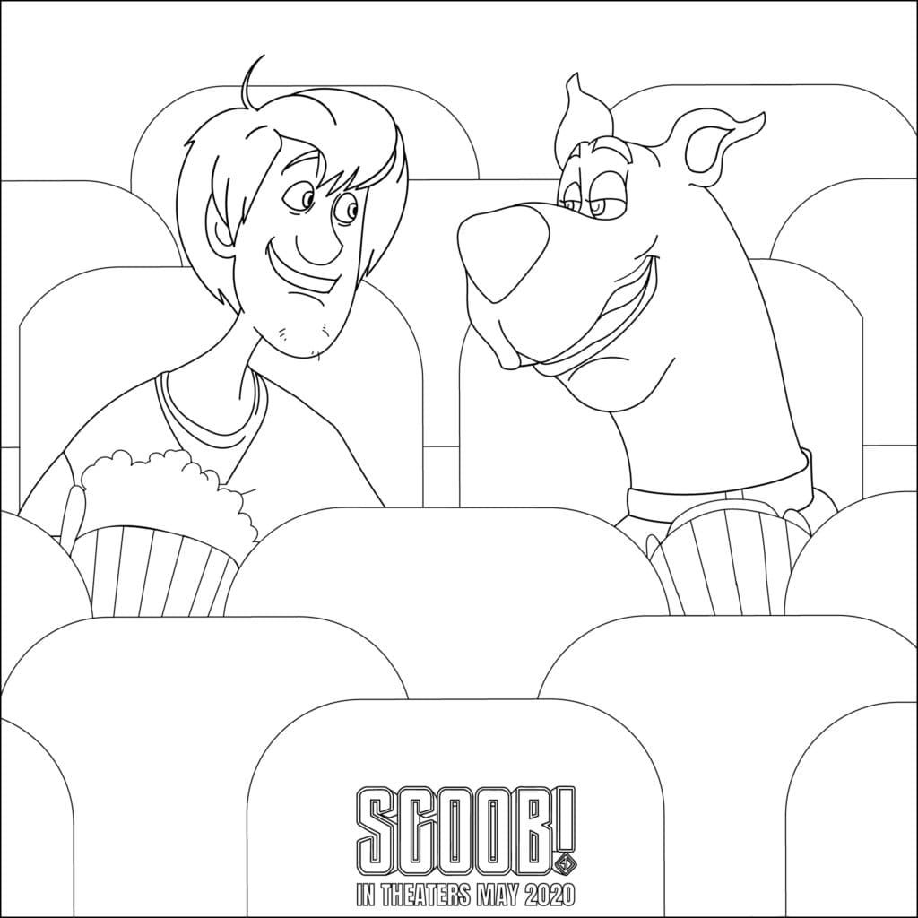 Disegni di Scooby Doo da colorare