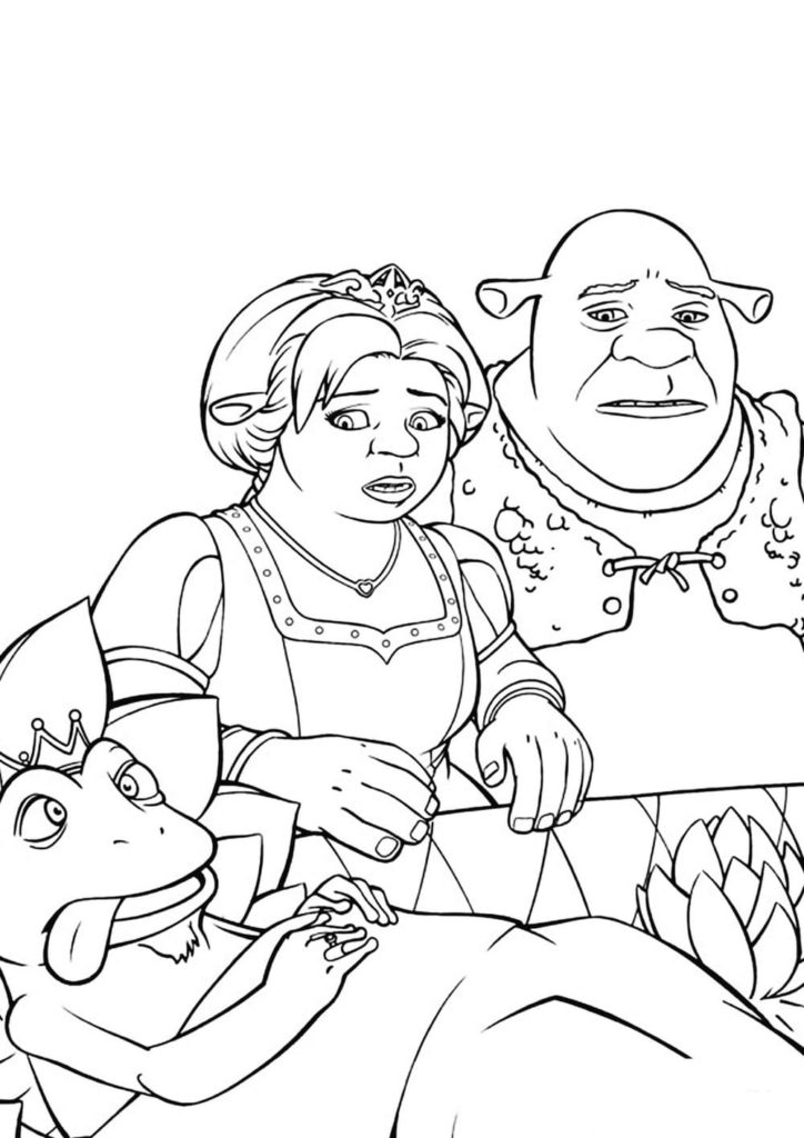 Desenhos de Shrek para colorir