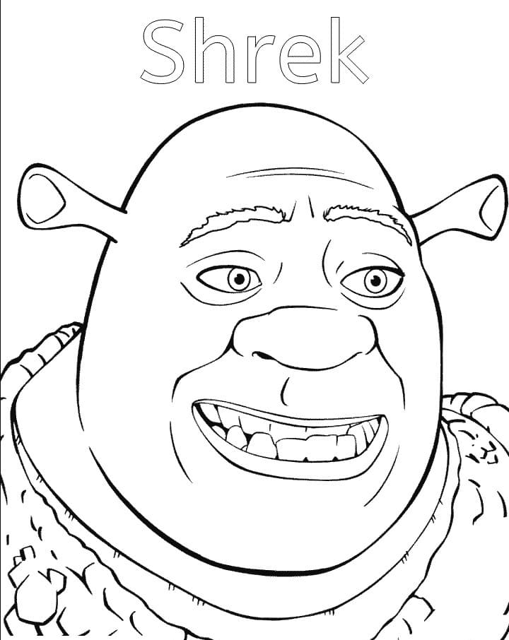 Coloriage Shrek