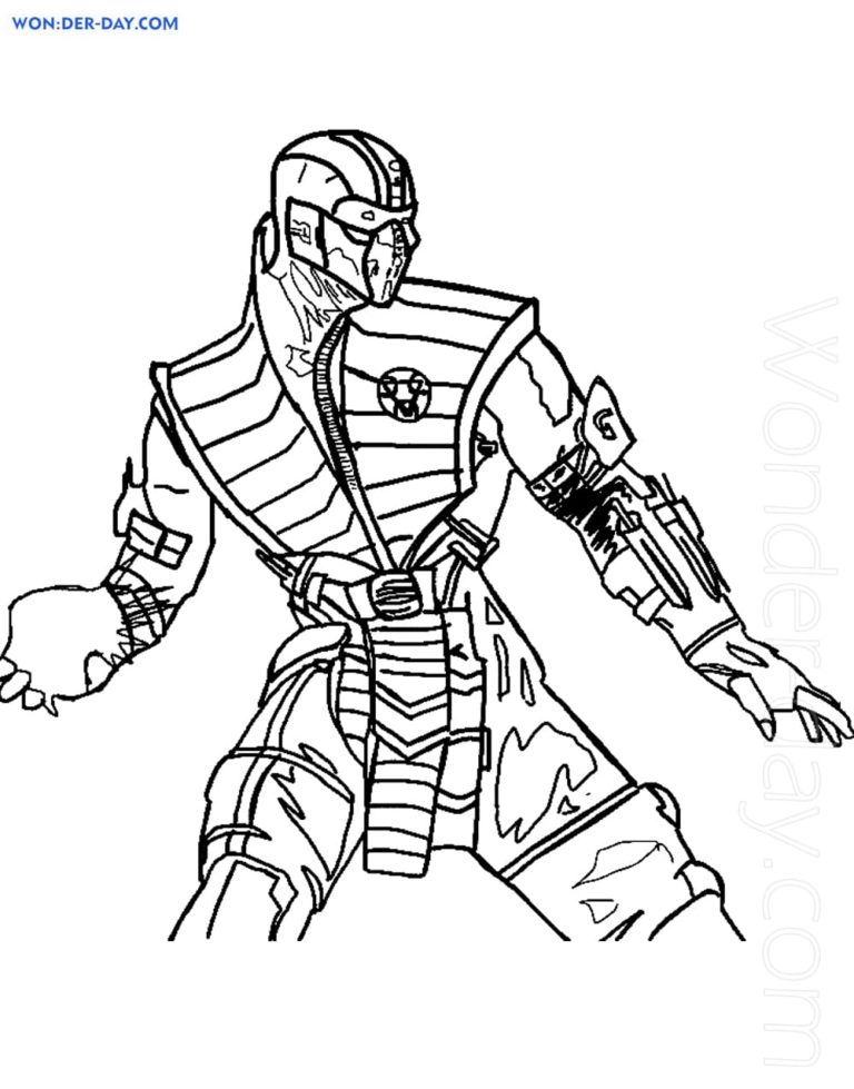 Sub Zero coloring pages - 90 Free coloring pages | WONDER DAY
