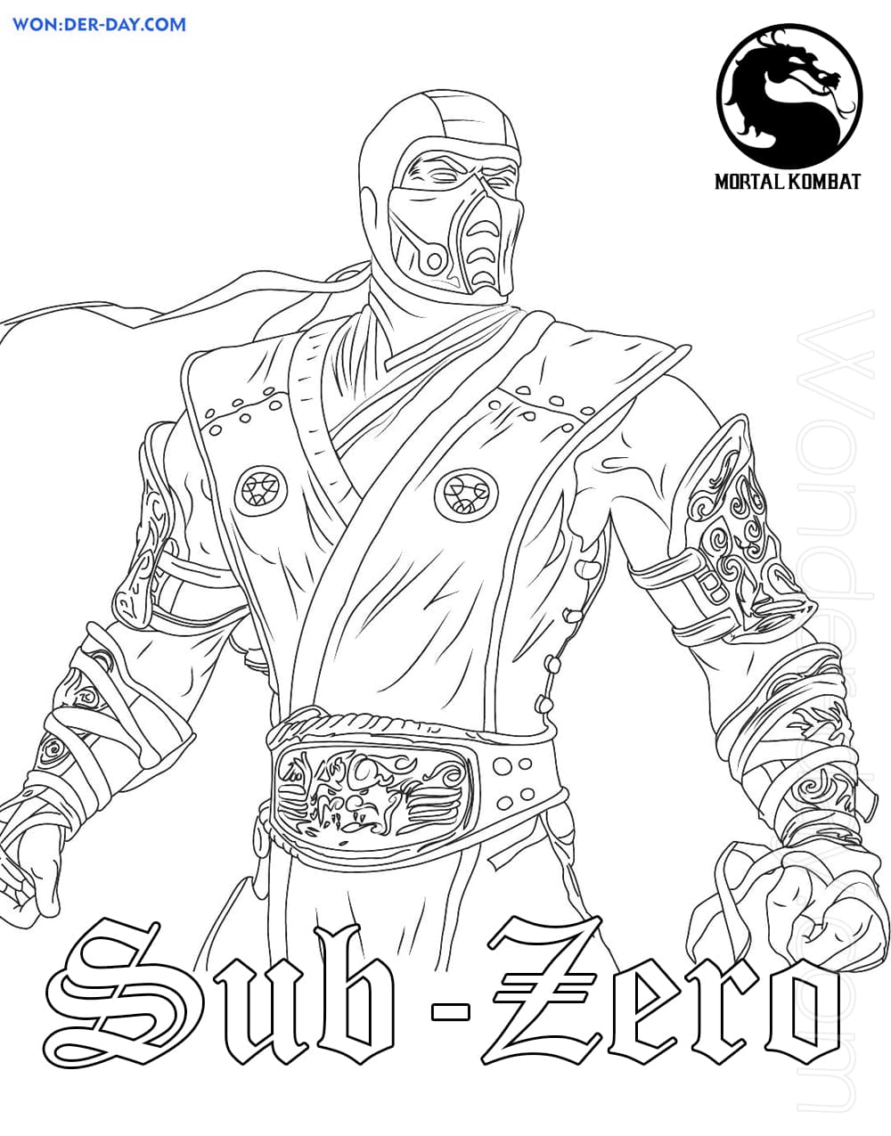 sub zero coloring pages 90 free wonder day for children and adults lol coloriage punk boy