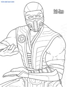 Sub Zero coloring pages - 90 Free coloring pages | WONDER DAY ...