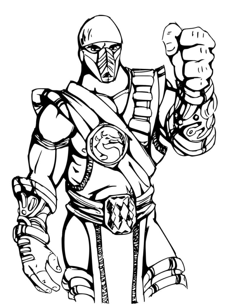 Sub Zero coloring pages
