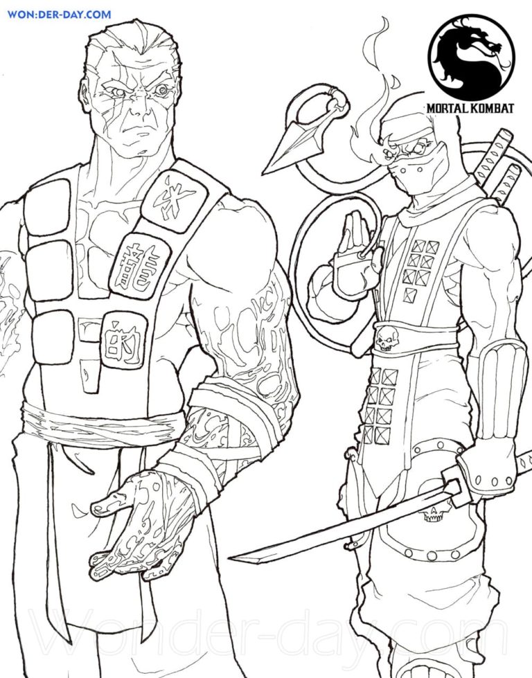 Sub Zero coloring pages - 90 Free coloring pages | WONDER DAY