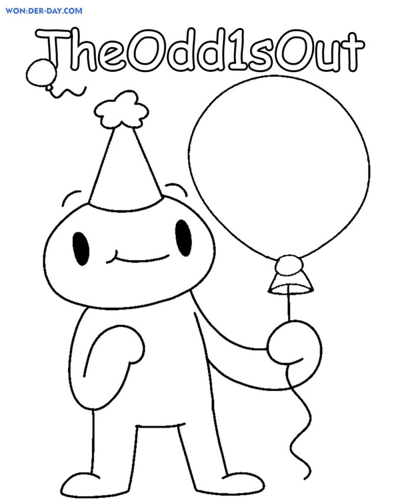 TheOdd1sOut coloring pages