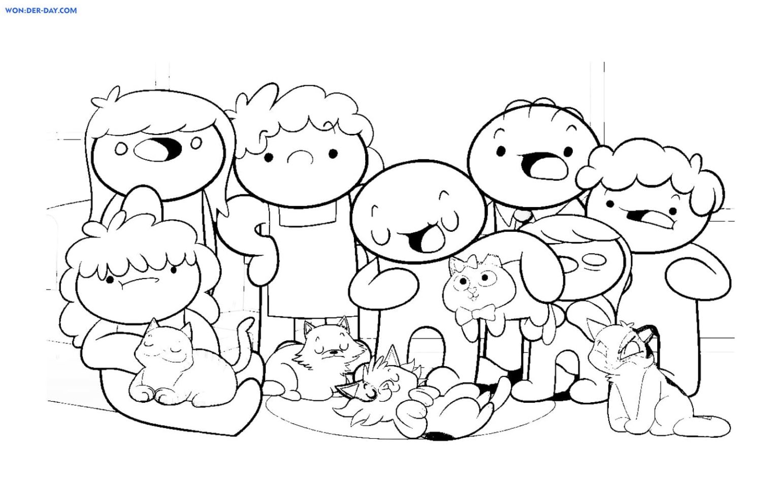 TheOdd1sOut coloring pages - Free coloring pages