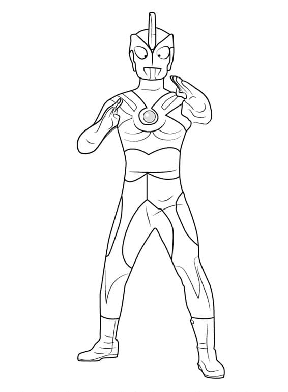 Ultraman coloring pages