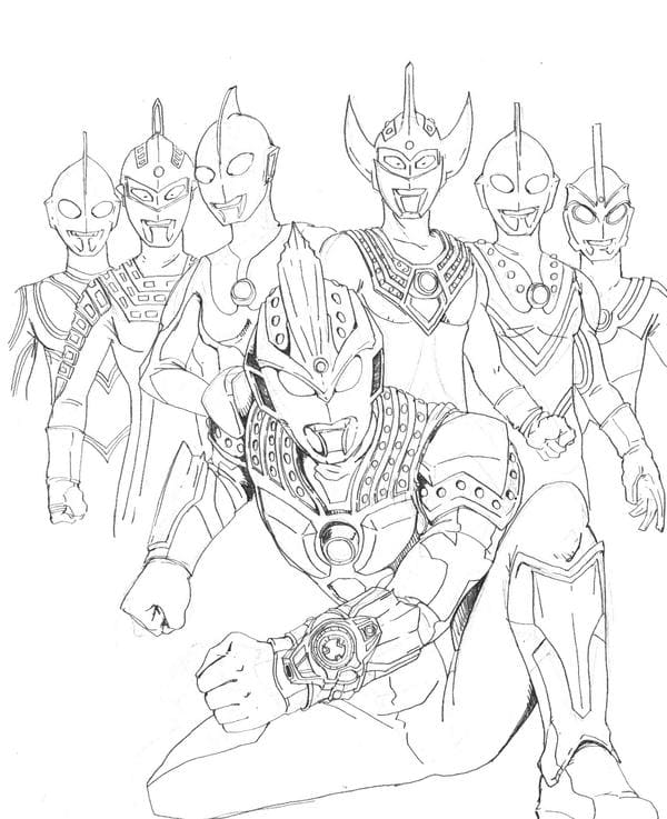 Coloriage Ultraman
