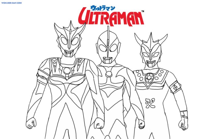 Ultraman coloring pages - 80 Printable coloring pages