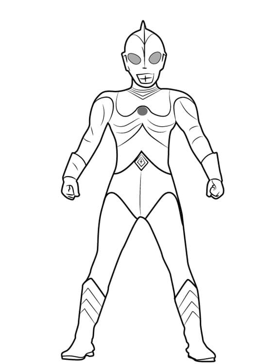 Ausmalbilder Ultraman