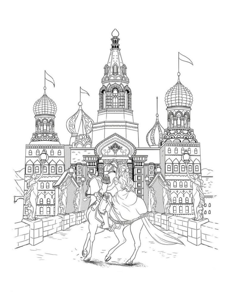 Раскраски Замок - Распечатать бесплатно (100 штук)