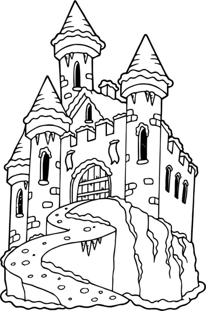 Coloriage Château