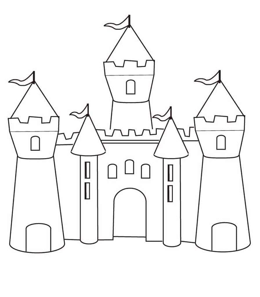Раскраски Замок