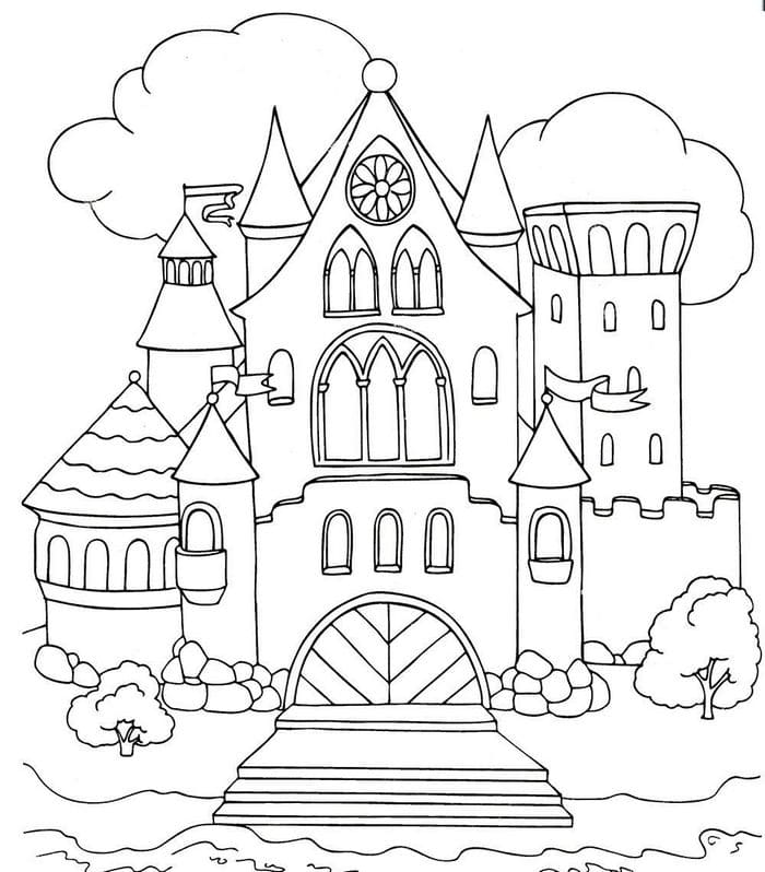Castle Coloring pages