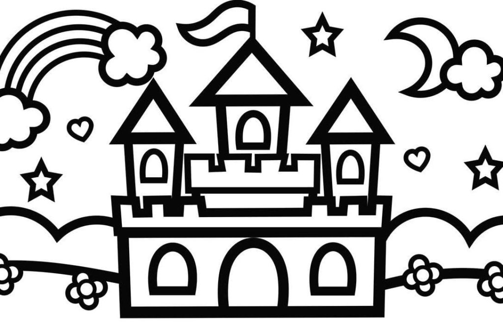 Coloriage Château