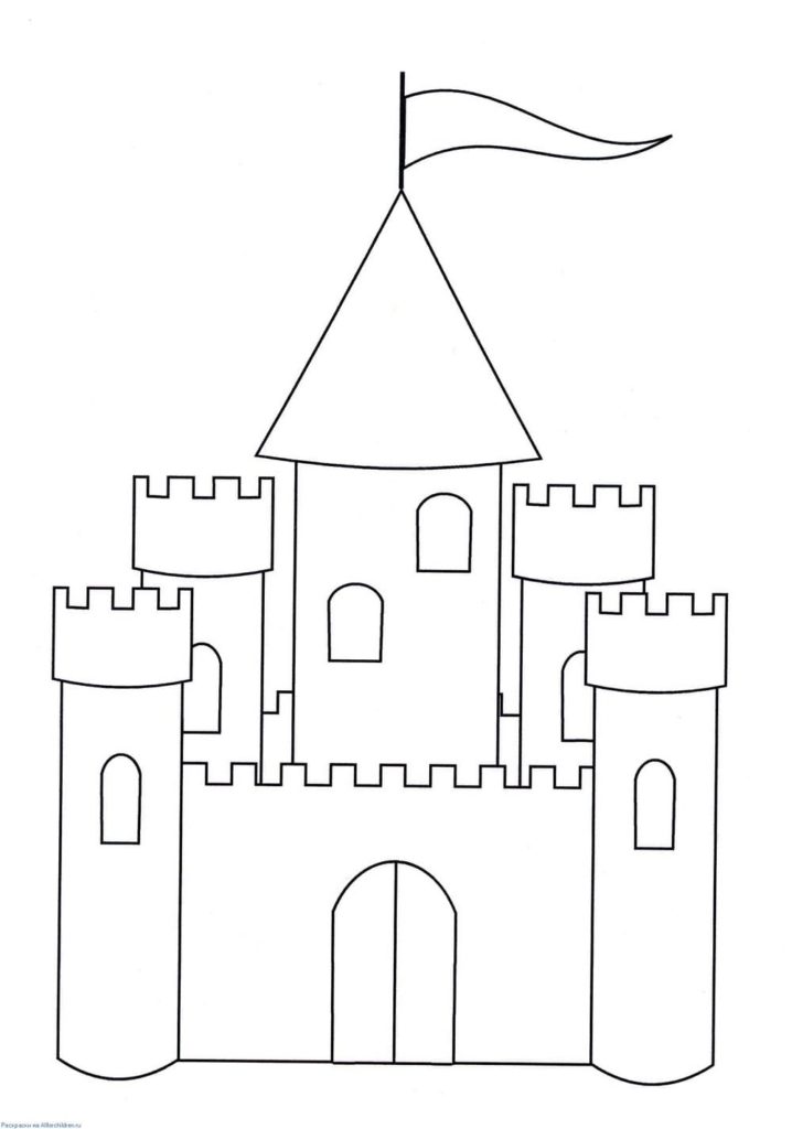 Disegni da colorare Castello