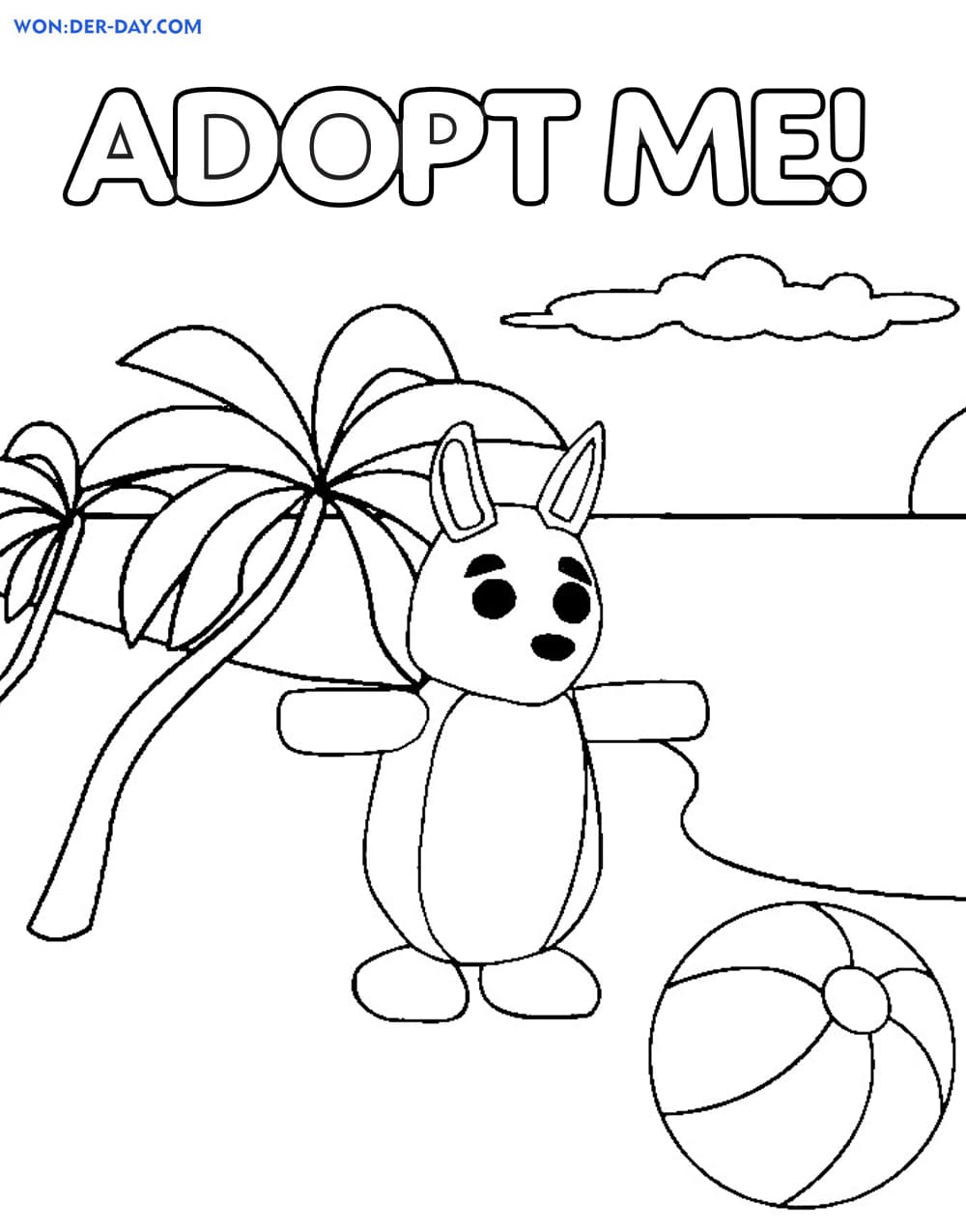 Dibujos Para Colorear Adopt Me Imprime Gratis Wonder Day Com - dibujos para colorear roblox adopt me