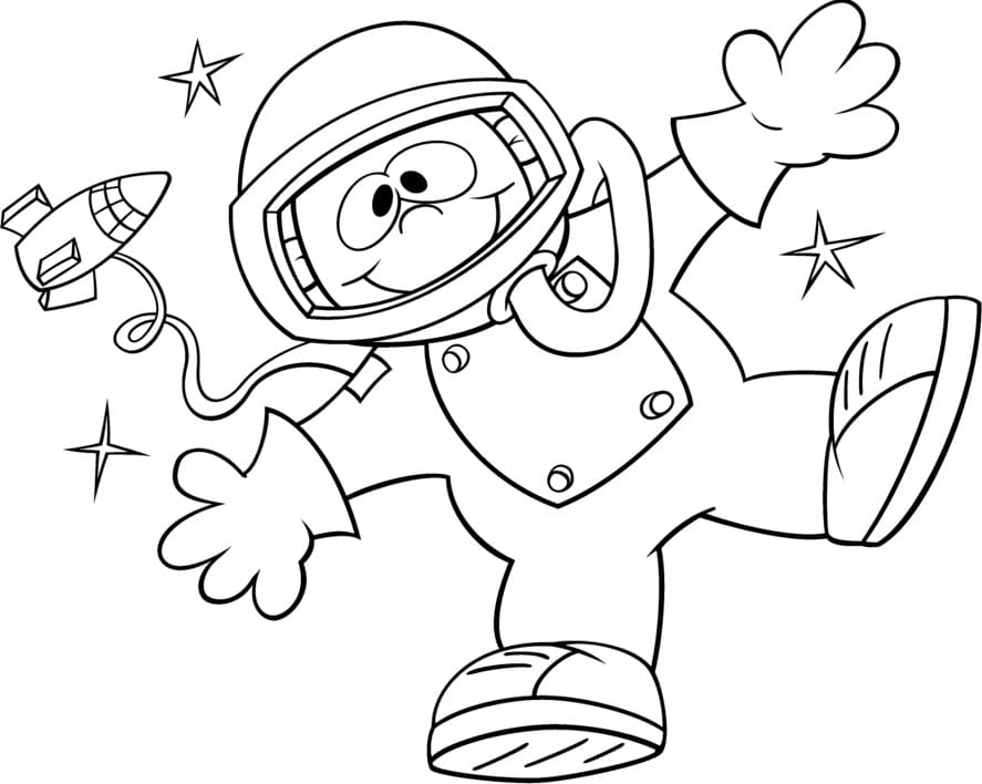 Disegni da colorare Astronauta