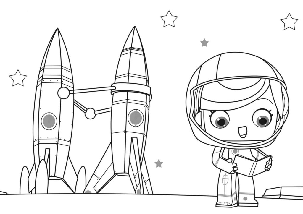Dibujos para colorear Astronauta