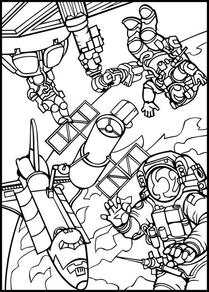 Astronaut Coloring pages
