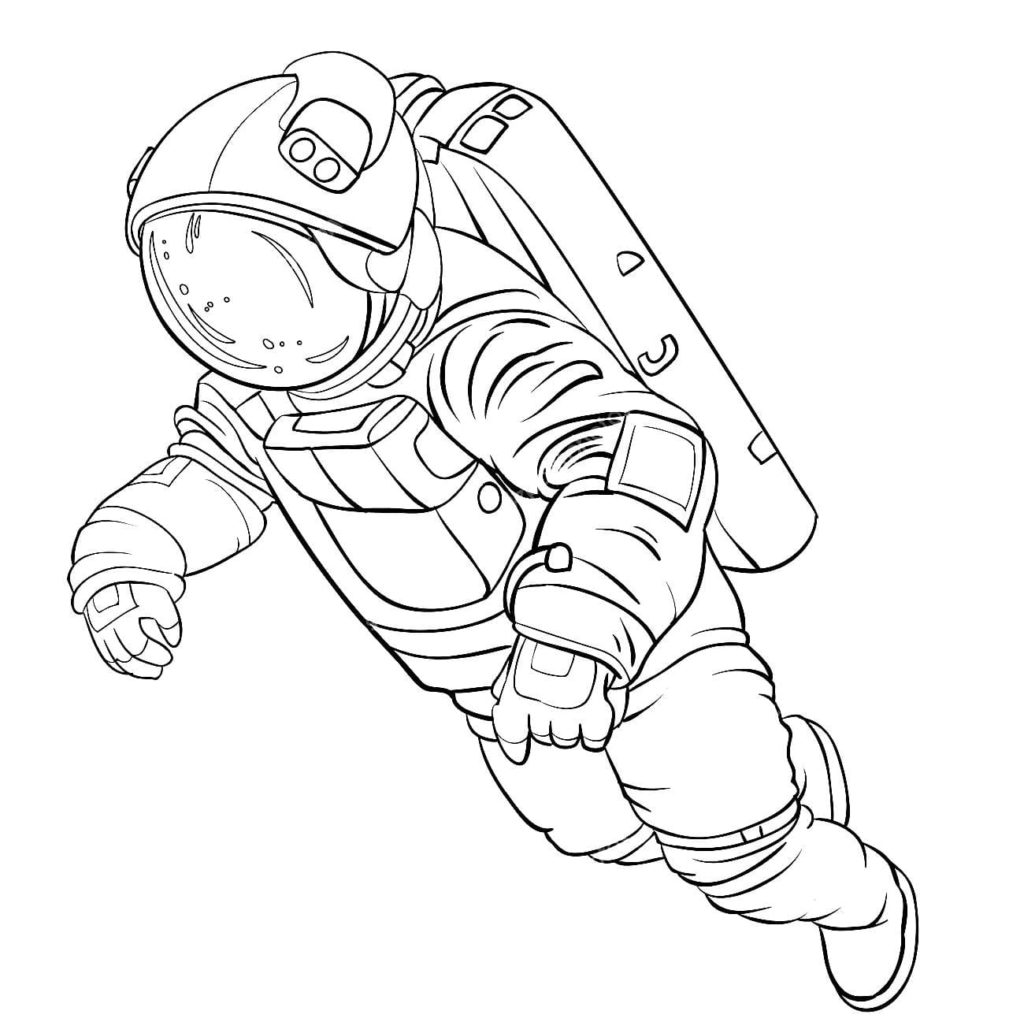 Coloriages Astronaute