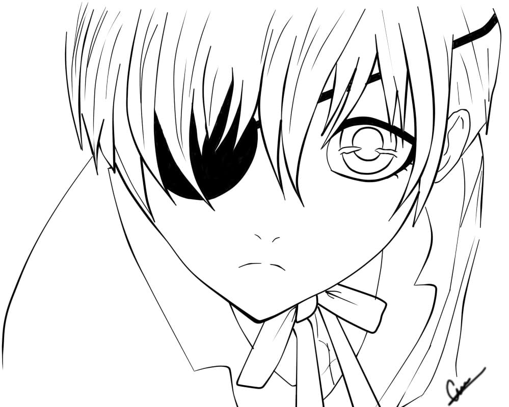 Black Butler coloring pages