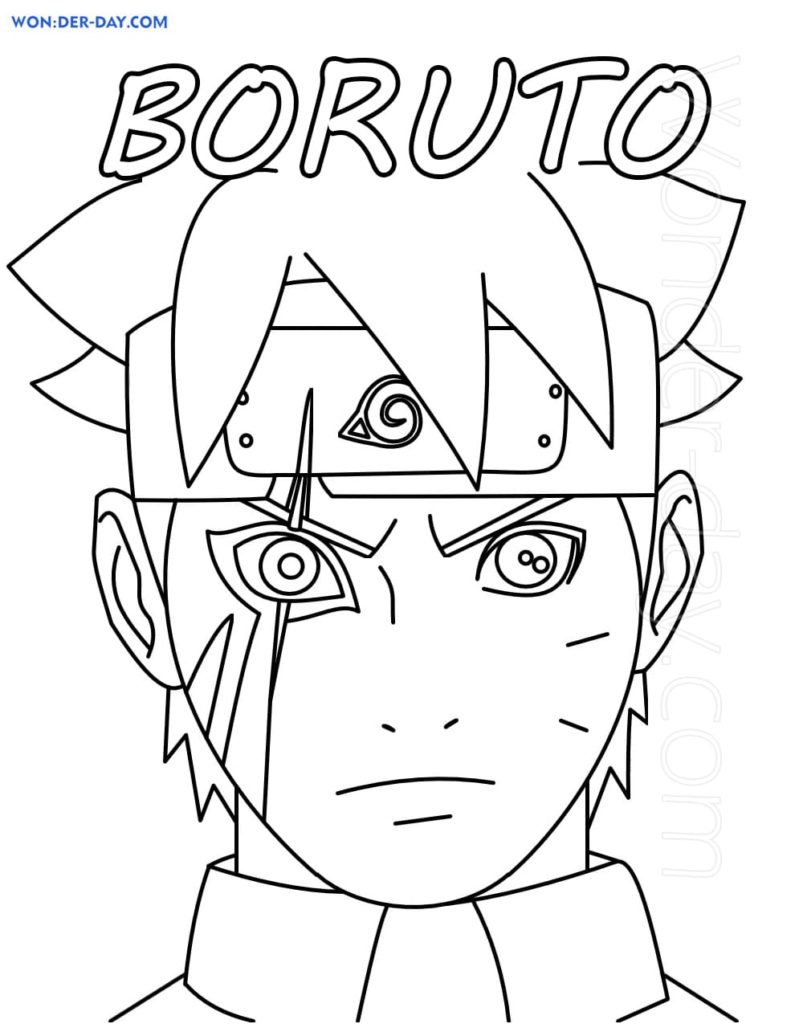 35+ Desenhos do Boruto para Imprimir e Colorir/Pintar