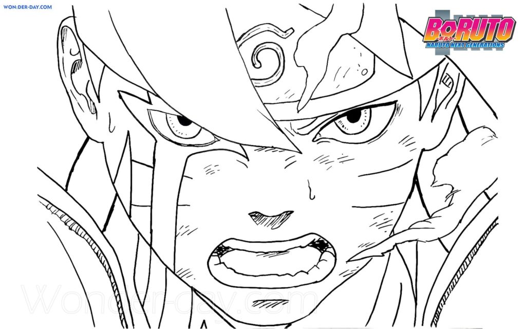 Coloriage Boruto - Dessin à colorier gratuits à imprimer