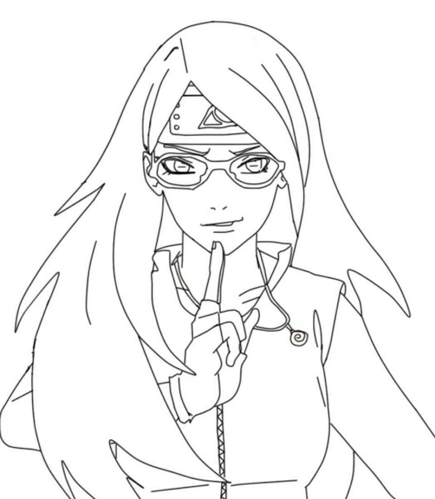 Boruto Coloring Pages. 
