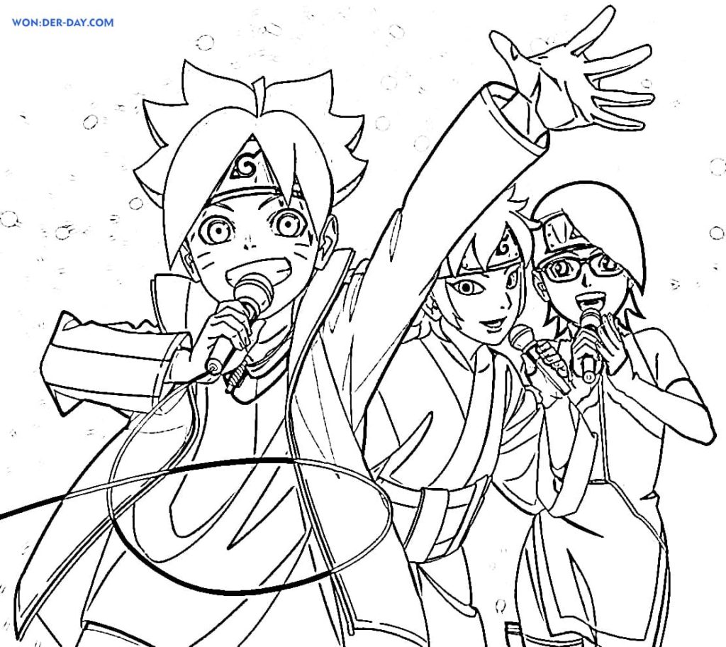 desenhos para imprimir de Boruto - Pesquisa Google