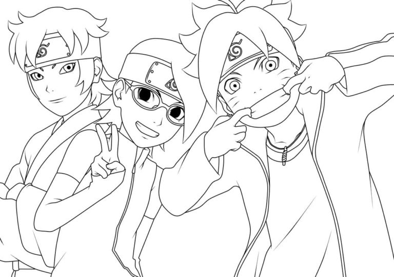Best Ideas For Coloring Boruto Coloring Pictures