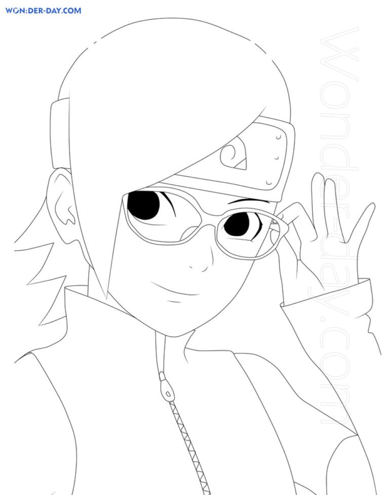 Boruto Coloring Pages - Print and color | WONDER DAY — Coloring pages ...