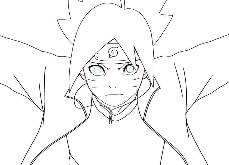 Boruto Coloring Pages. 