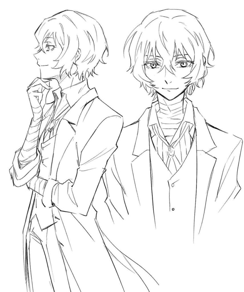 Bungou Stray Dogs coloring pages