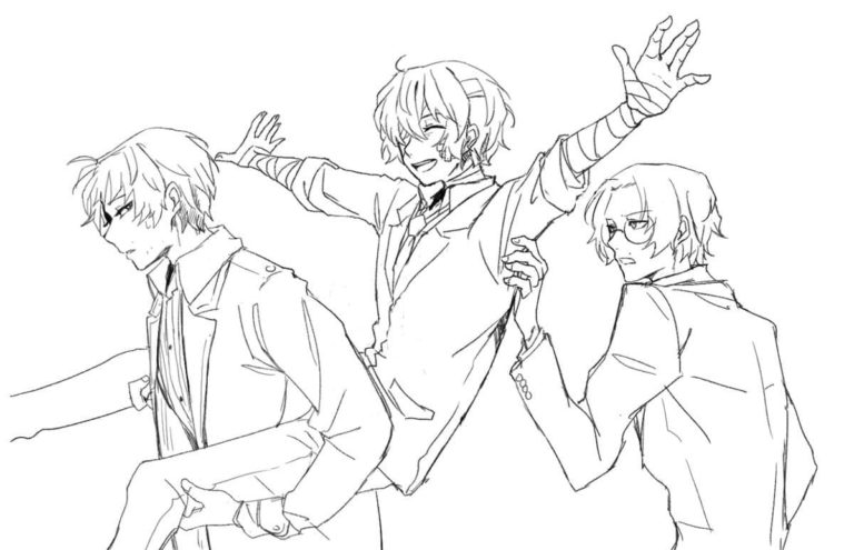 Bungou Stray Dogs coloring pages | WONDER DAY — Coloring pages for ...