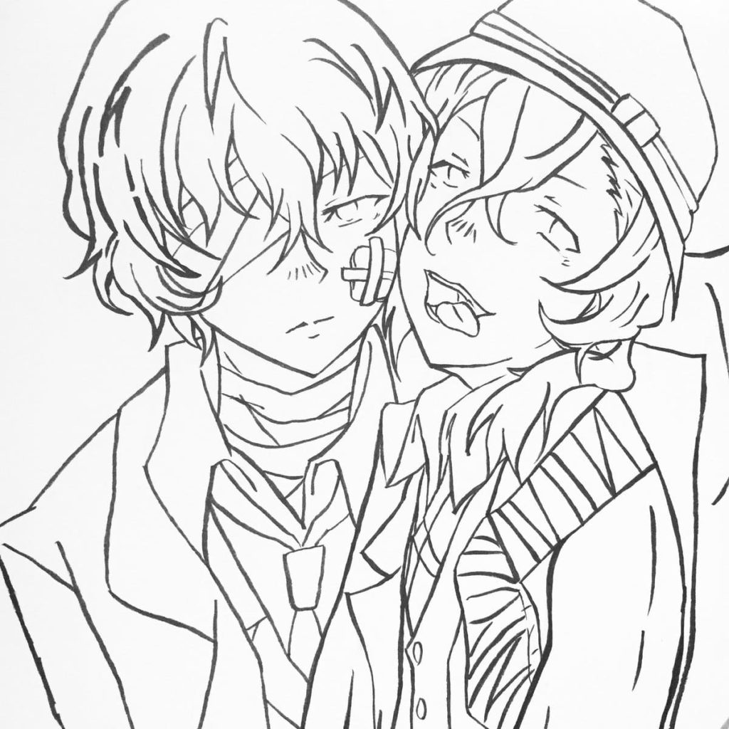 Coloriage Bungou Stray Dogs
