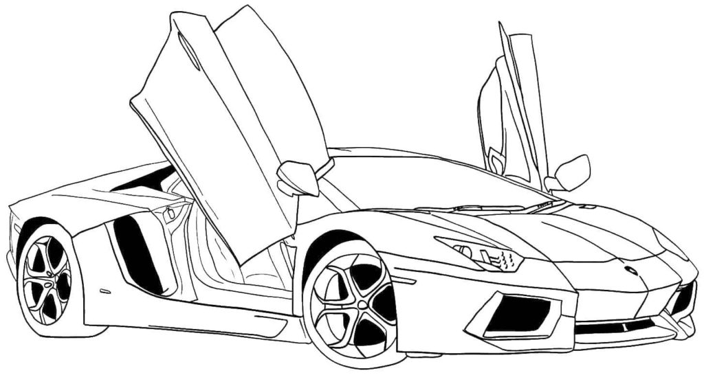 coloring pages of cool cars