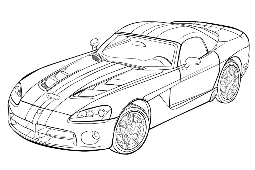 Desenho Para Colorir Carros - Imagens Grátis Para Imprimir - img 20749