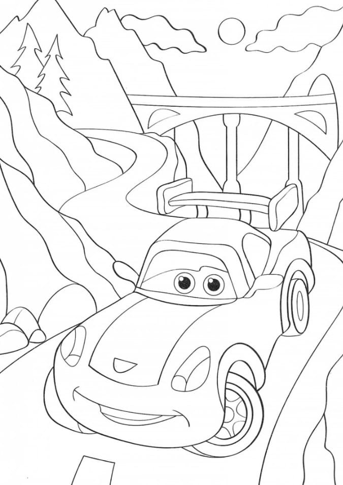 Dibujos de Coches para colorear - 100 dibujos para colorear