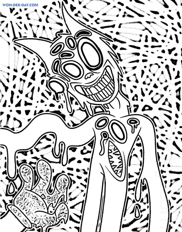 Cartoon Cat coloring pages for free printing — WONDER DAY — Coloring