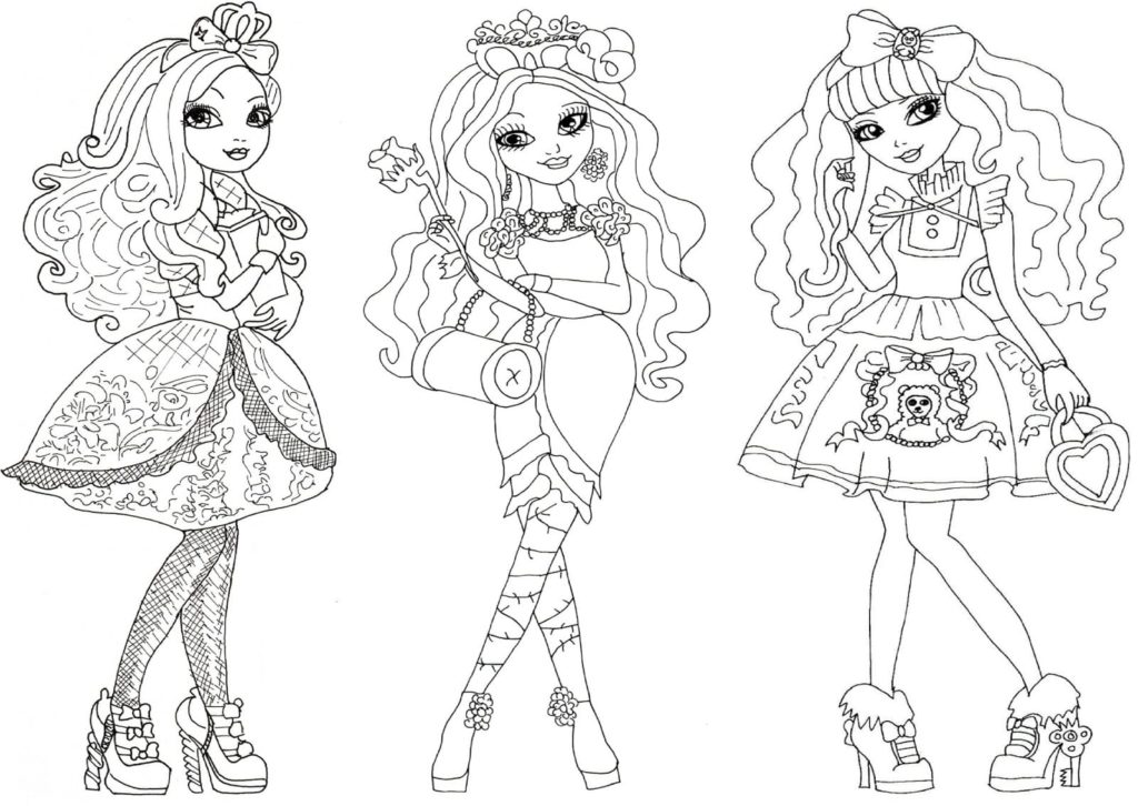 Ever After High Coloring Pages Printable Coloring Pages
