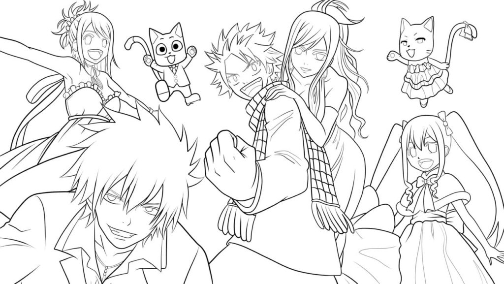 Coloriage Fairy Tail