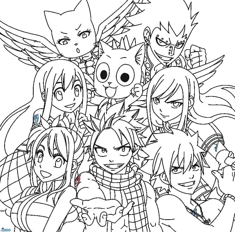 Fairy Tail Colouring Book: For Adults Funny Japanese Anime Manga Coloring  Book,Fairy Tail Manga, Fairy Tail Coloring Book, Fairy Tail ,Anime coloring  book For Adults : Heros, : 9798686025776 : Blackwell's