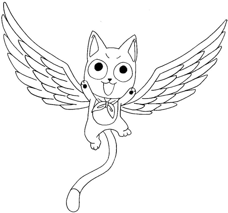 Desenhos de Fairy Tail para colorir