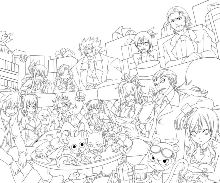 Ausmalbilder Fairy Tail - Beste Malvorlagen | WONDER DAY — Ausmalbilder
