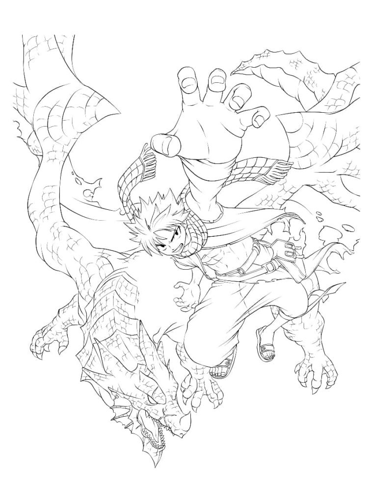 Fairy Tail Coloring Pages